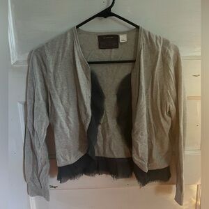 Anthropologie Guinevere Cropped Cardigan